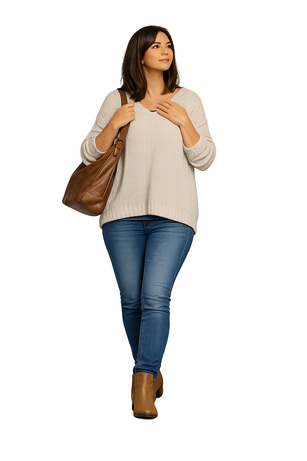 Mujer recuperando su seguridad